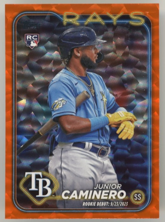 2024 Topps Junior Caminero RC #US233 - Orange Rays