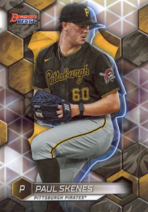 2023 Topps Bowmans Best Paul Skenes #TP-22 - Refractor Pirates