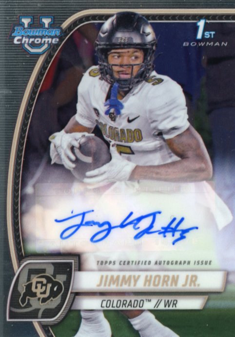 2024 Bowman Chrome U Jimmy Horn Jr #PA-JHR Auto Colorado