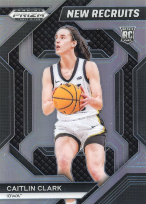 2024 Panini Prizm Caitlin Clark RC #14 - New Recruits Silver Iowa