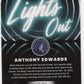 2023 Panini Donruss Optic Anthony Edwards #12 - #/99 Lights Out Timberwolves