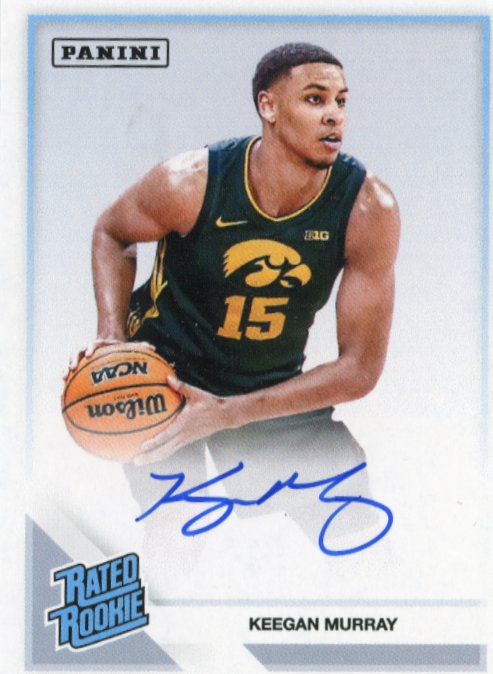 2022 Panini Keegan Murray RC Auto