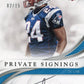 2019 Panini Private Signings Ty Law #TL - #/15 Auto Patriots