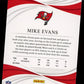 2019 Panini Immaculate Mike Evans #92 - #/20 Green Buccaneers