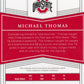 2020 Panini National Treasures Michael Thomas RC #33 - #/49 Buckeyes