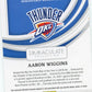 2021-22 Panini Immaculate Aaron Wiggins RC #RR-AW - #/99 Patch Thunder