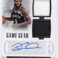 2017-18 Panini National Treasures DeMarre Carroll #GD-DMC - #/25 Dual Patch Autograph Nets