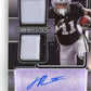 2020 Panini Obsidian Henry Ruggs III #RJI-5 - #/40 Dual Patch Auto Raiders