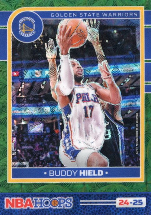 2024/25 Panini NBA Hoops Buddy Hield #28 - Green Scope #/25 Warriors