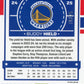 2024/25 Panini NBA Hoops Buddy Hield #28 - Green Scope #/25 Warriors