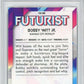 2021 Bowman Mega Box Bobby Witt Jr #FUT-BW - #/250 Futurist Purple Royals PSA 10