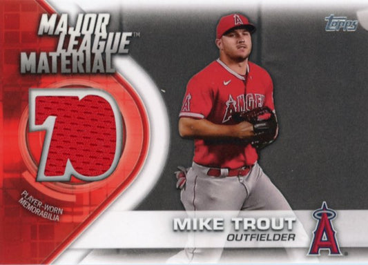2021 Topps Mike Trout Major League Material #MLM-MT - Patch Angels