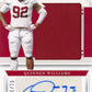 2024 Panini National Treasures Collegiate Quinnen Williams #SS-QWS - Autograph Relic #/39