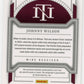 2024 Panini National Treasures Collegiate Johnny Wilson RC #50 - Autograph Relic Blue #/49