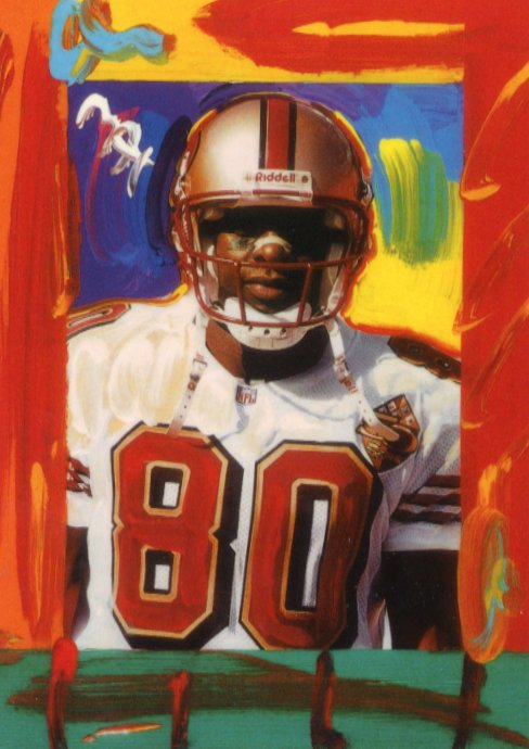 1997 Topps Gallery Jerry Rice Peter Max #PM2 - 49ers