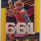 2024 Panini Select Ivan Rodriguez Numbers #18 - Gold #/10 Rangers