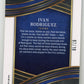 2024 Panini Select Ivan Rodriguez Numbers #18 - Gold #/10 Rangers