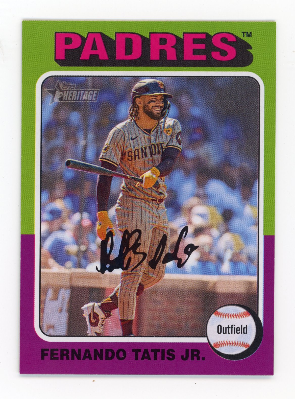 2024 Topps Heritage Fernando Tatis Jr. #505 - Padres