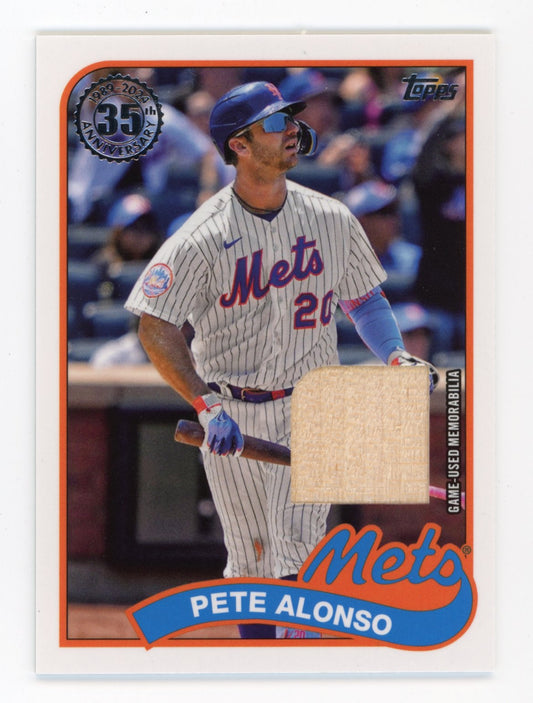 2024 Topps Pete Alonso #89BR-PA - Relic Mets