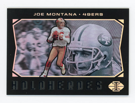 2021 Panini Illusions Joe Montana HoloHeroes #HHJM-3 - 49ers