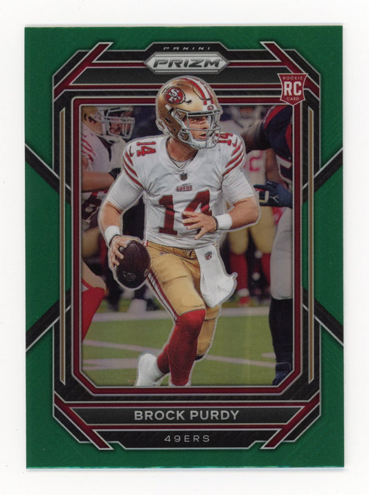 2022 Panini Prizm Brock Purdy RC #353 - Green 49ers