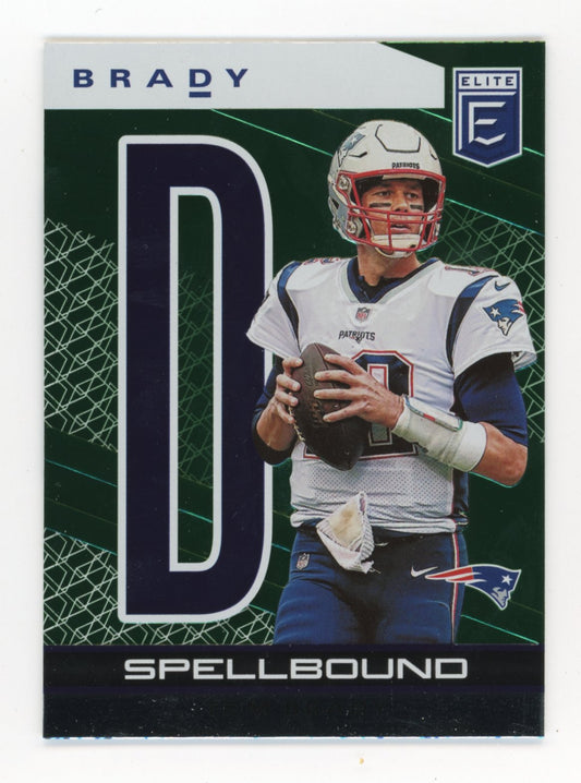 2020 Panini Donruss Elite Tom Brady #13 - Green Spellbound Patriots