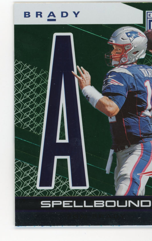2020 Panini Donruss Elite Tom Brady #12 - Green Spellbound Patriots