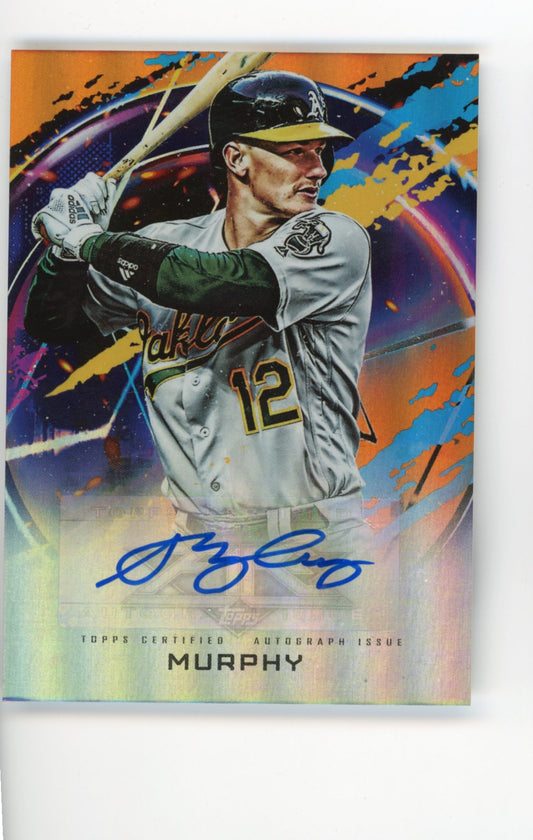 2020 Topps Fire Sean Murphy #FA-SM - Autograph #/99 Athletics