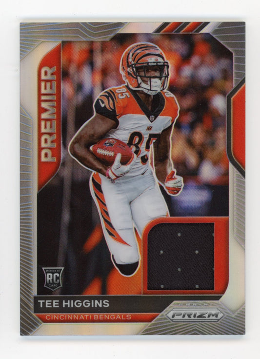 2020 Panini Prizm Tee Higgins Rookie #17 - Patch Silver Bengals