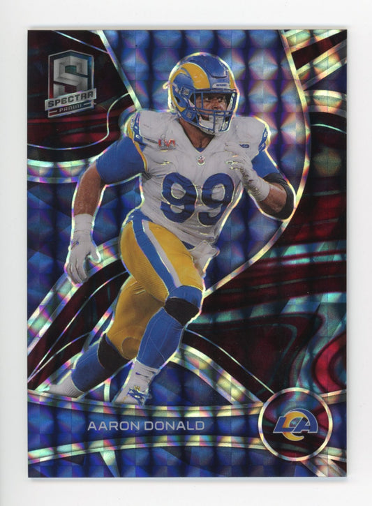 2022 Panini Spectra Aaron Donald #48 - Blue Genesis Rams