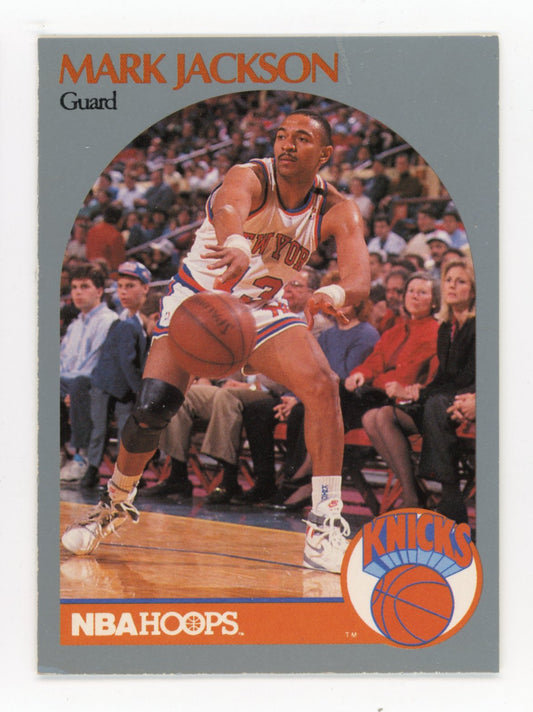 1990 NBA Hoops Mark Jackson #205 - Menendez Brothers Knicks