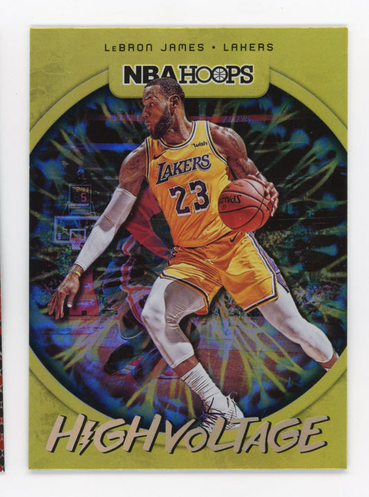 2019-20 Panini NBA Hooper LeBron James High Voltage #2 - Lakers