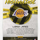 2019-20 Panini NBA Hooper LeBron James High Voltage #2 - Lakers