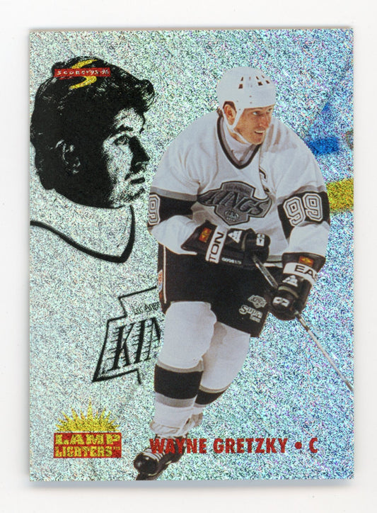 1995/96 Score Pinnacle Wayne Gretzky #1 - Shimmer Kings