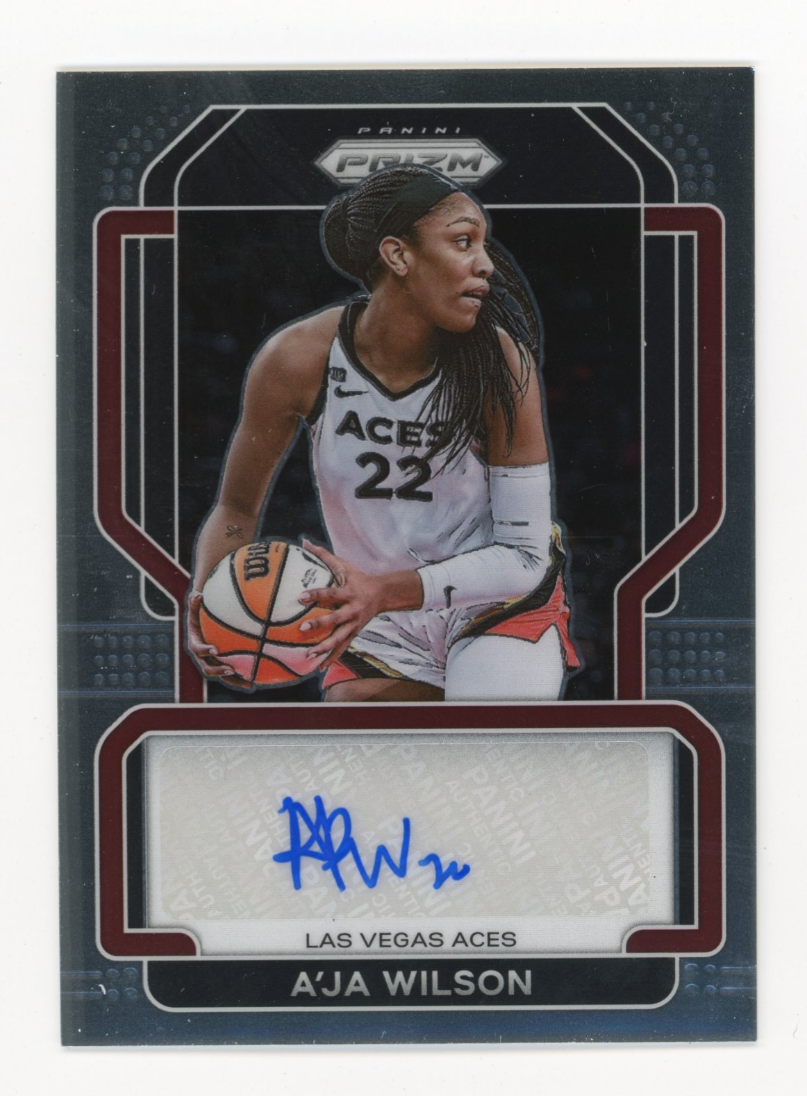 2022 Panini WNBA Prizm A'Ja Wilson #SG-AJW - Autograph Aces
