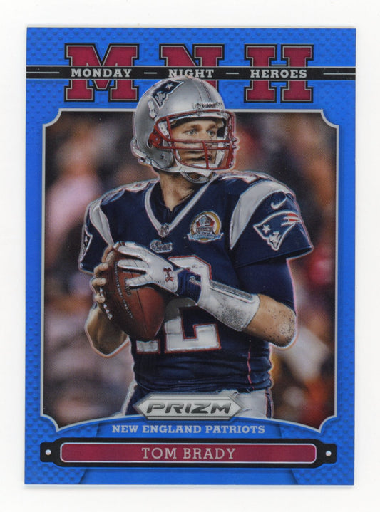 2013 Panini Prizm Tom Brady Monday Night Heroes #22 - Blue Patriots