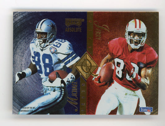 1995 Playoff Absolute Jerry Rice Michael Irvin Tim Brown Cris Carter #Q9 - 49ers Cowboys Raiders Vikings