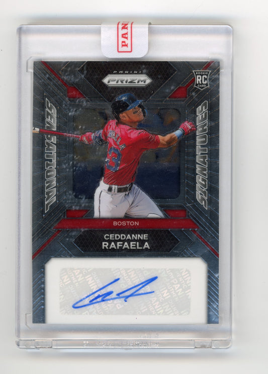 2024 Panini Prizm Ceddanne Rafaela Sensational Signatures RC #SS-CR - Autograph Red Sox