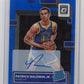 2022/23 Panini Donruss Optic Patrick Baldwin Jr. Rated Rookie RC #218 - Blue #/49 Autograph Warriors