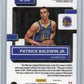 2022/23 Panini Donruss Optic Patrick Baldwin Jr. Rated Rookie RC #218 - Blue #/49 Autograph Warriors