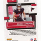2022 Panini Donruss Drake London RC #307 - #/88 Purple FALCONS