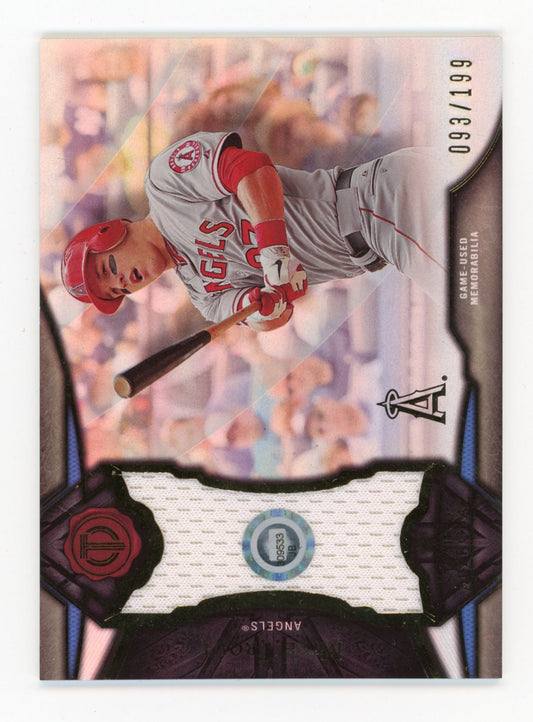 2016 Topps Tribute Mike Trout Stamp Of Approval Relic #SOA-MTR - #/199 ANGELS