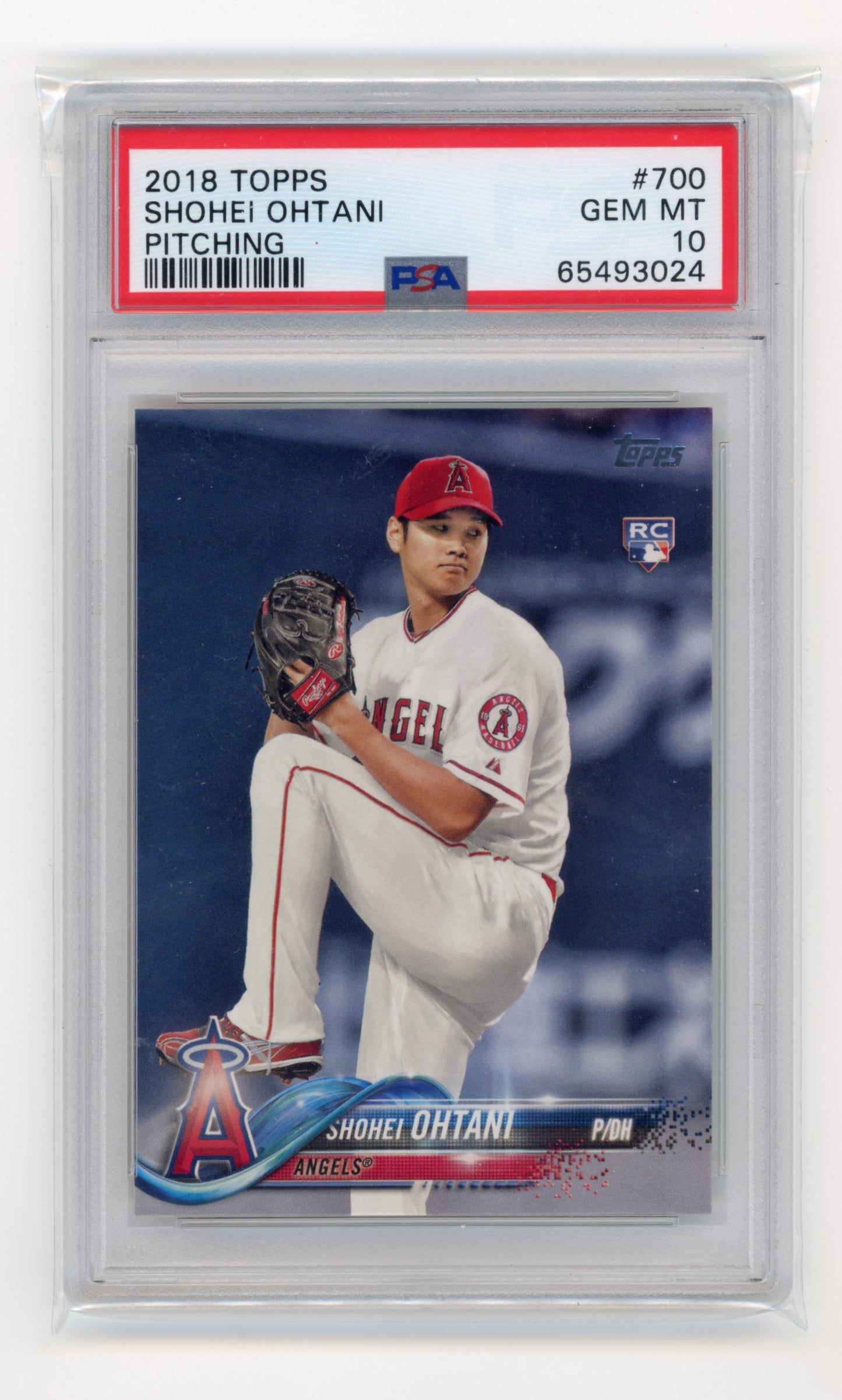 2018 Topps Shohei Ohtani #700 PSA 10 Los Angeles Angels