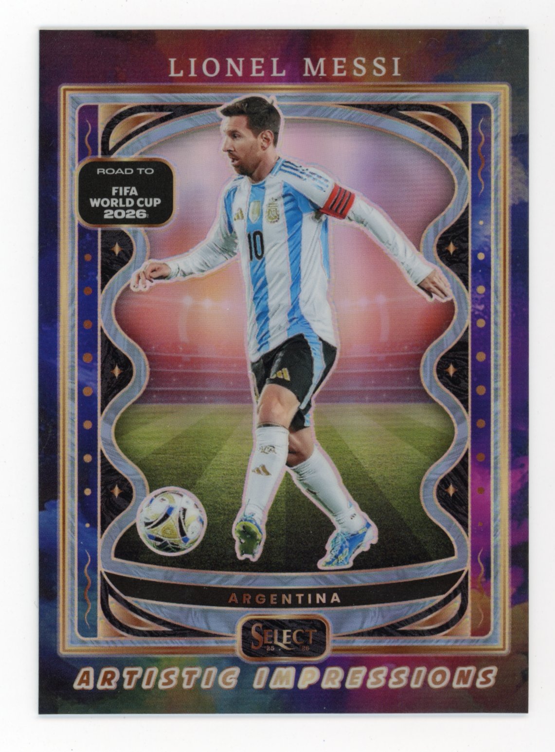 2025 Panini Select Lionel Messi Artistic Impressions #10 Argentina