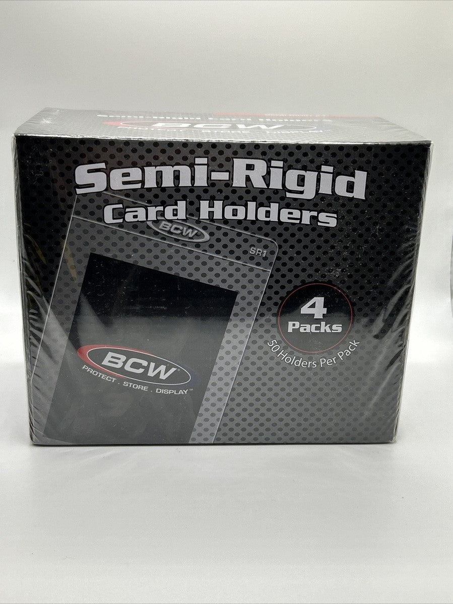 BCW - Semi-Rigid Card Holder 50 pack
