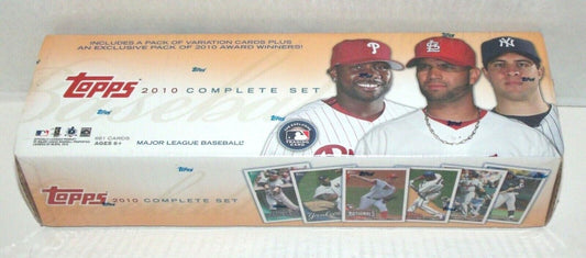 2010 Topps Complete Set Baseball Box