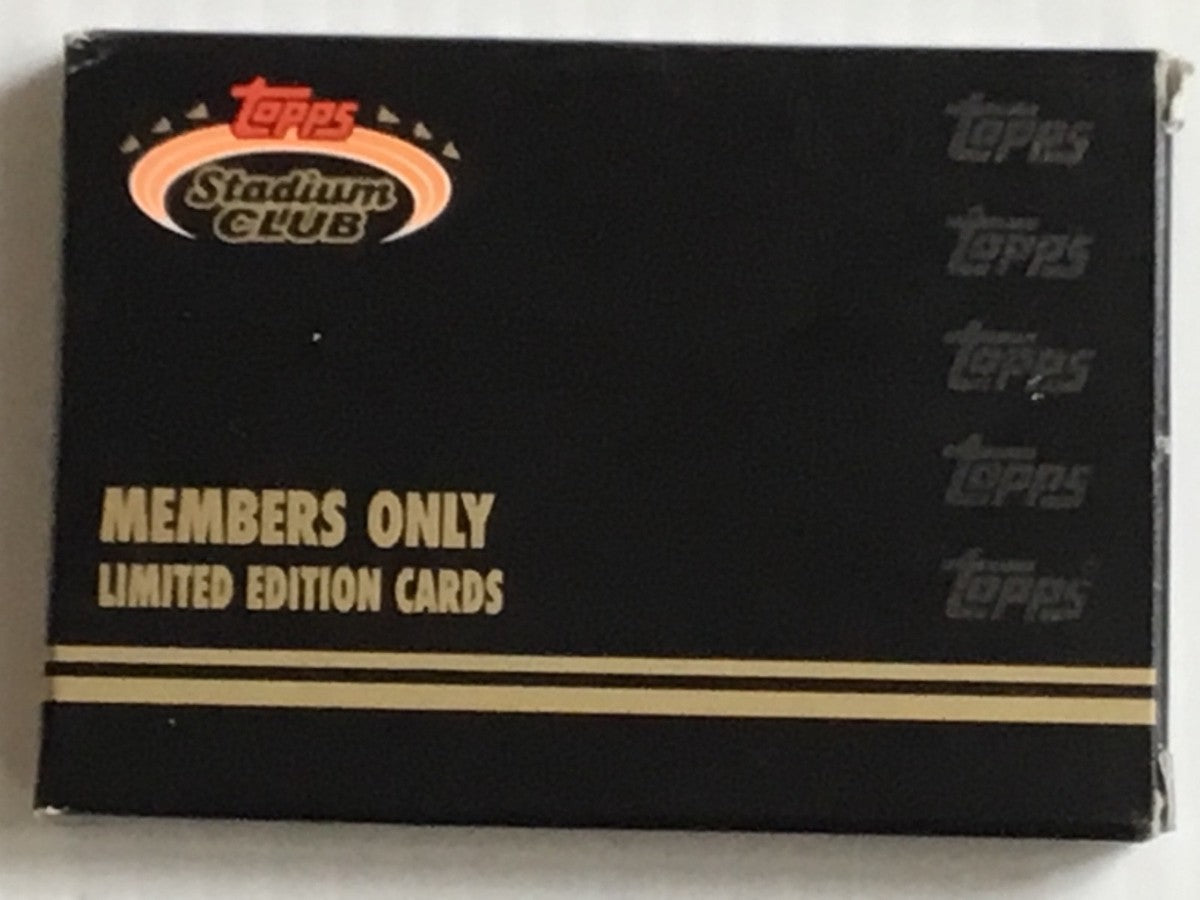 1991 Topps Stadium Club Members Only Baseball Set