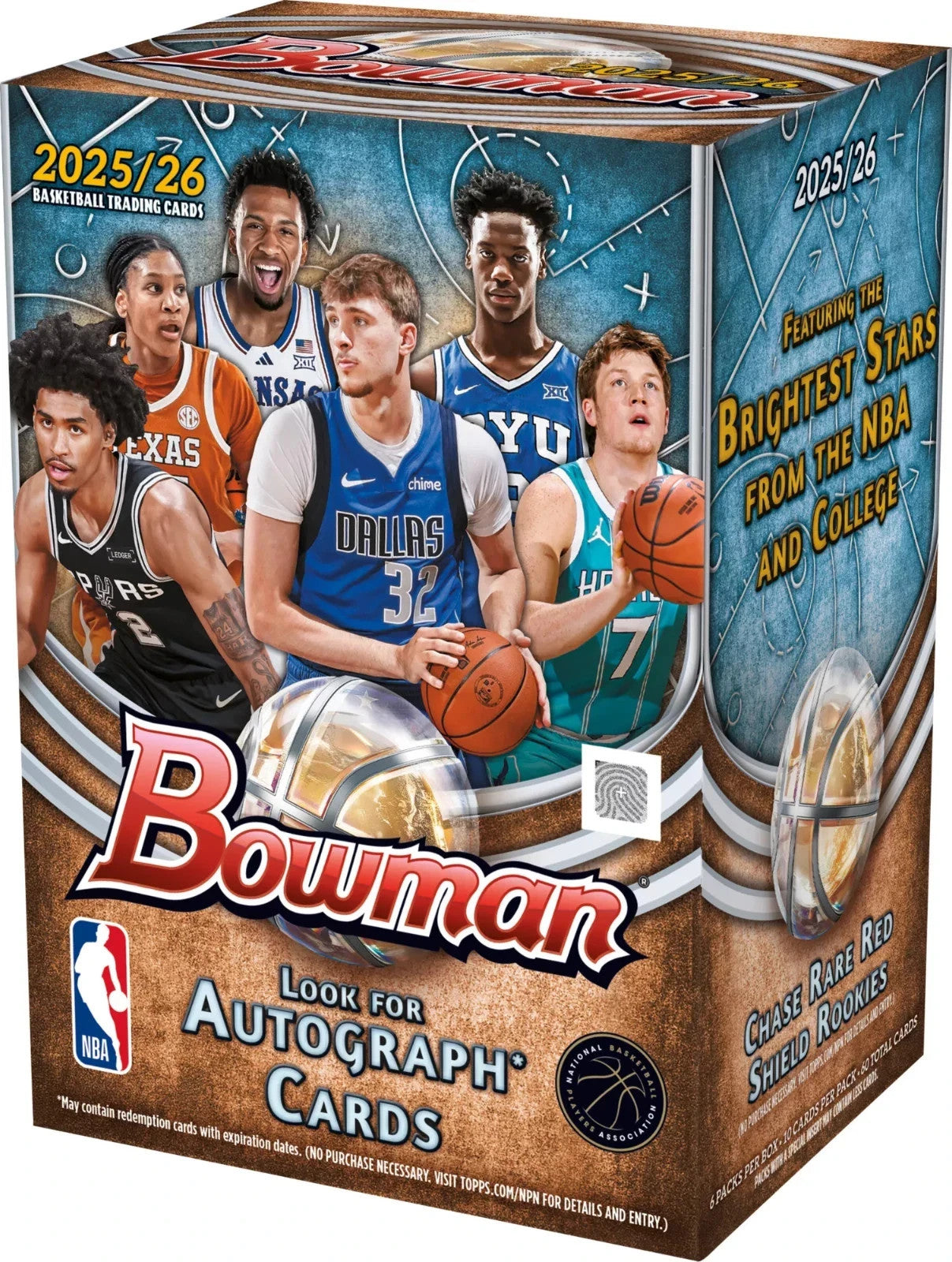2025/26 Topps Bowman Basketball Blaster Box