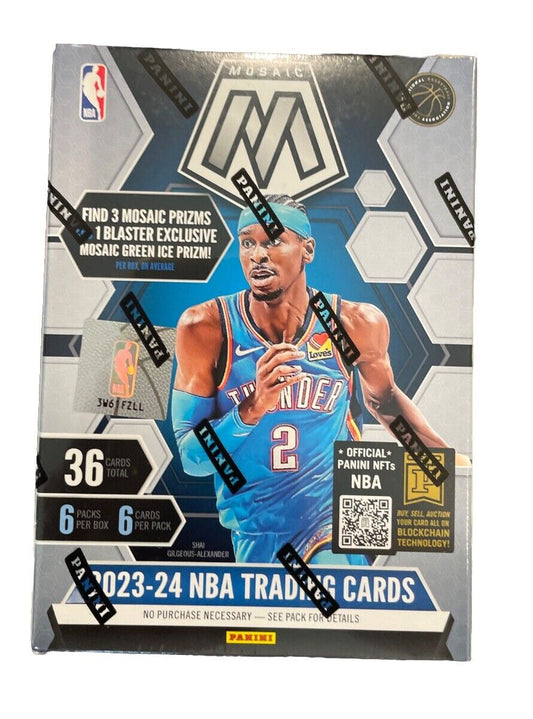 2023/24 Panini Mosaic Basketball Hobby Blaster Box