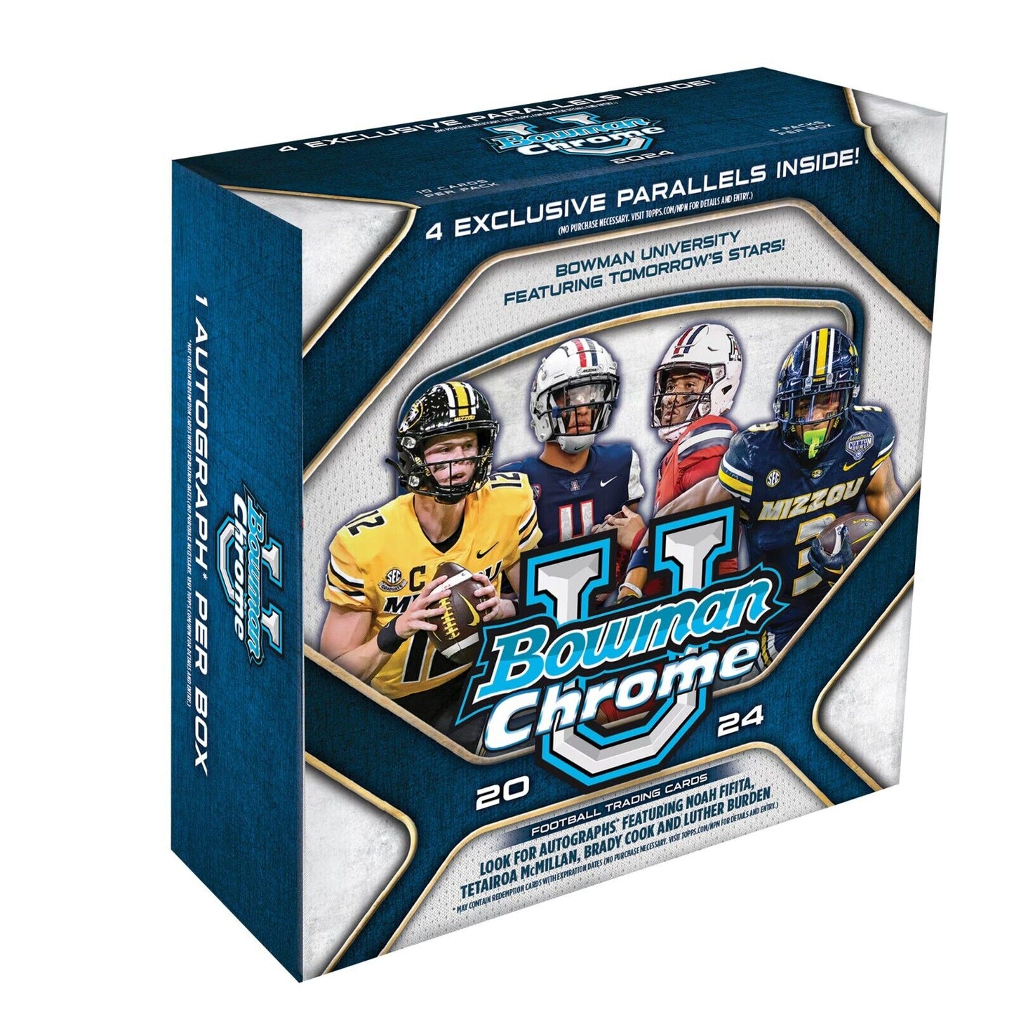 2024 Bowman Chrome University Football Mega Box